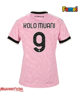 Juventus Randal Kolo Muani #9 Tricou Fotbal Replică 2026-27 Femei Deplasare